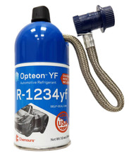 Chemours Opteon R-1234yf Automotive A/C Refrigerant 12 Ounce Can With Hose picture
