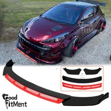 For Peugeot 207 2006-2014 Glossy Car Front Bumper Lip Lower Spoiler Splitter Kit picture