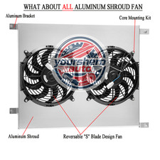 Aluminum Radiator Shroud Fan For 2013-18 Ram 2500 3500 4500 Pickup 6.7L 2017 picture