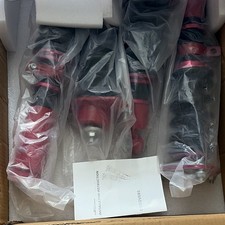 Amortiguadores Coilovers Regulables Suspension Rojos Nuevos Ajustables picture