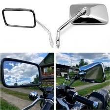 2PCS Rectangle Motorcycle Rearview Mirrors M10 For Vanderhall Auto Cycle picture
