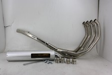 NOS 86-87 KAWASAKI NINJA ZX1000 STAINLESS RACE EXHAUST HEADERS ALUMINUM MUFFLER picture