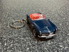 BMW 507 Convertible Roadster Keychain Blue Hot Wheels Matchbox picture