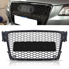 Honeycomb Mesh Grille RS4 Style Black For 2009-2012 Audi A4 Avant / S4 B8 8T picture