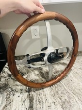 Antique Ford Model T Fat Man 17” Vintage 4 Spoke Locking Folding Steering Wheel picture