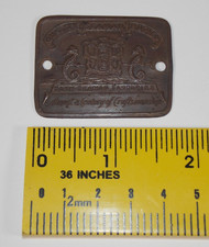 Rare Nash Seaman Factories Quality Bodies Emblem Automotive Car Tag Badge Plaque picture