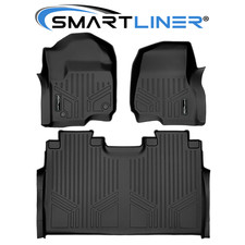 SMARTLINER 2 Row FloorLiners For 2017-2027 Ford F-250|F-350 SuperCrew Cab picture