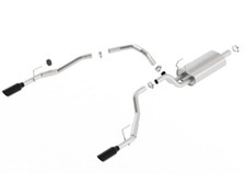 Borla 09-17 Ram 1500 5.7L V8 5in Single Tip Black Chrome Catback Touring Exhaust picture
