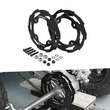 For Yamaha YFZ450R ATV Rear Dual Sprocket Guard Chain Cover Protection 2009-2025 picture