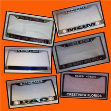 Custom Laser Cut Acrylic Mirror License Plate Frame 6