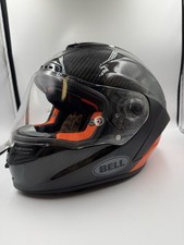 BELL Race Star Flex Lux Helmet Matte Gloss Black Orange Size L 59-60 cm picture