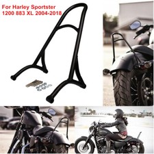 Burly Short Sissy Bar Passenger Backrest For Harley Sportster XL 883 1200 04-16 picture