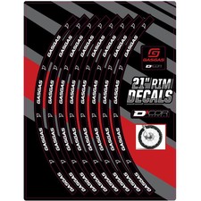 D'COR Visuals Rim Decals - 21in Front / Gas Gas  40-80-215 picture