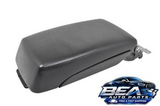 2010-2014 Subaru Outback Legacy Center Console Black Leather Armrest Storage OEM picture