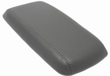 Fits 05-09 Chevrolet Equinox Gray Vinyl Leather Center Console Lid Armrest Cover picture