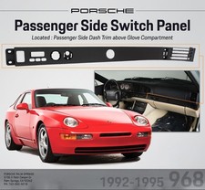 1992-1995 Porsche 968 Dash Trim above Glove Compartment 944552436001DB picture