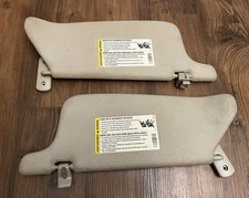 2004-2012 Chevy Colorado GMC Canyon Gray Sunvisor Sun Visor Set Pair OEM picture