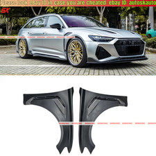 For Audi RS6 Avant C8 21-2026 Carbon Fiber/Unpainted FRP Front Side Fender Cover picture