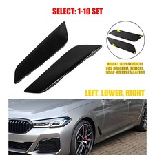 L+R Gloss Black Fender Panel Air Vent Cover for 2017-2022 BMW G30 5 Series 2-20x picture