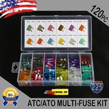 120 Pack ATC ATO APR ATS Blade Fuse Assortment Auto Car Motorcycle SUV FUSES Kit picture