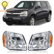 For 2005 2006 2007 2008 09 Chevy Equinox Pair LH&RH Headlights Headlamps Chrome picture