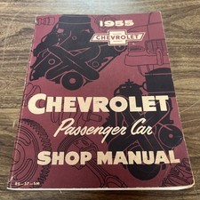 1955 Chevrolet Passenger Car Shop Manual  Nice picture