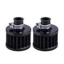 2 PCS 12mm Cold Air Intake Filter Turbo Vent Crankcase Car Breather Valve Cover picture