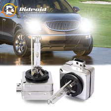 For Buick Enclave 2008-2012 2x D1S HID Headlight High&Low Beam 6000K Bulbs Set 2 picture