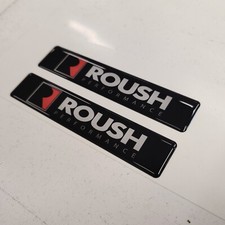 Roush Performance 3D Domed Badge Emblem Decals 2pcs / Sticker Resin Set picture