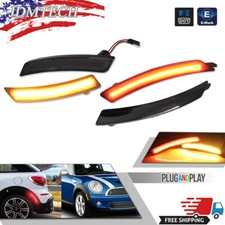 4x For Mini Cooper R55 R56 R57 R58 R59 R60 R61 Front Rear LED Side Marker Lights picture