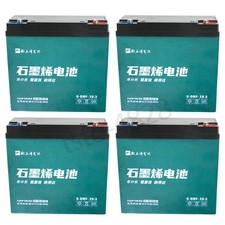 4Pack 12V 20AH Lead Acid AGM Gel Batteries 6-DZF-20 6-DMF-20 6-DZM-20 E-Bike picture