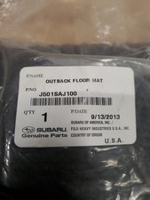 OEM 2010-2014 Subaru Legacy & Outback Carpeted Floor Mats Black J501SAJ100 picture
