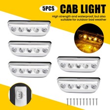 5x Clear LED Roof Cab Light 888-5128 For Peterbilt 579 Kenworth T680 T770 T880 picture