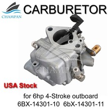 6BX-14301 Carburetor for yamaha 5hp 6hp 4-Stroke F6 Outboard Engine CHAMPAN picture