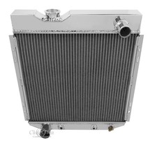 Champion Cooling Systems CC251B All-Aluminum Radiator for Select 1960-1966 Ford picture