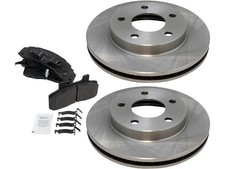 For 1983-1991 Pontiac 6000 Brake Pad and Rotor Kit Front 87512DKYZ 1984 1985 picture