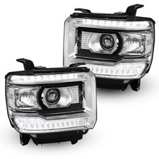 OE LED DRL Head Lights Lamp For 2014-2018 GMC Denali Truck Sierra 1500 2500 3500 picture