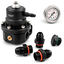 6AN Fuel Pressure Regulator Kit - with Return Universal and Adjustable | K-MOTOR picture