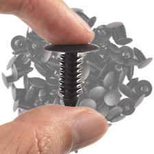 100x Push Type Clip Plastic Retainer Bumper Fender X-Mas Tree Rivet Fit 8mm Hole picture