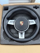 Porsche Sport Design Steering Wheel (991/981) Manual Transmission Black Leather picture