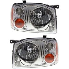Headlight Set For 2001-2004 Nissan Frontier Base XE Left & Right 2Pc picture