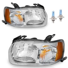 Headlights Assembly For 2001-2004 Ford Escape Headlamp Driver & Passenger picture