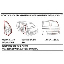 For Volkswagen Transporter 4 VW T4 Complete Door Seal Kit 1990-2003 picture