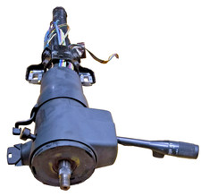 1987-1995 Jeep Wrangler YJ Grey Manual TILT w Key Steering Column  picture