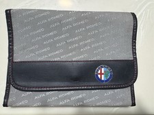 🔥RARE Alfa Romeo 164Q 164 155 156 166 GTV Owners Manual Binder Case Pen Gloves picture