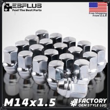 24Pc GMC OEM Lug Nut Chrome M14x1.5 Fit Acadia/Canyon/Savana/Sierra/Yukon 6-Lug picture