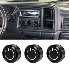 3PCS A/C Climate Switch Control Knobs for Chevy Silverado for GMC Sierra 1999-02 picture