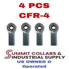 4 PCS ECON 1/4 CFR-4  HEIM JOINT - ROD ENDS - 1/4-28 FEMALE RH THREAD picture