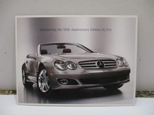 2007 MERCEDES-BENZ SL-CLASS ORIGINAL BROCHURE 50th Anniversary Edition SL550 picture