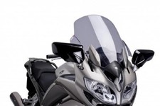 Puig Touring Windscreen Light Smoke #6483H fits Yamaha FJR1300ES/FJR1300A ABS picture